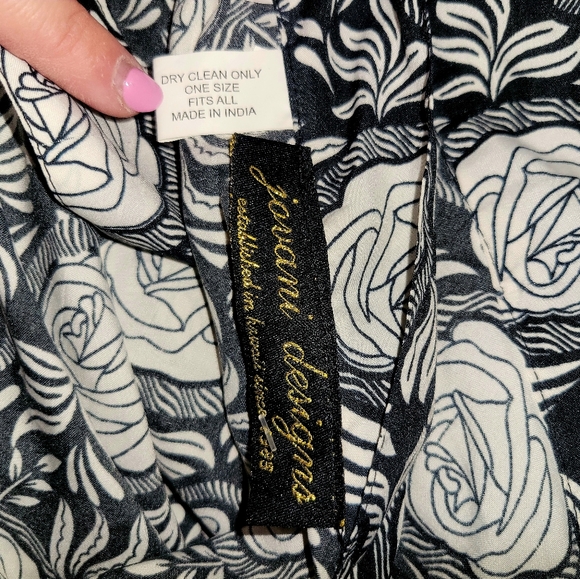 NWT Jovani Designs Hawaii wrap dress cover up - Picture 3 of 7